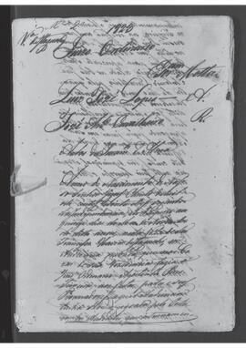 Casa da Suplicação  do Brasil (1808-1833). Juízo Ordinário da Villa de São Francisco Xavier de Itaguahy. Processo s/n° de Juramento de Alma.