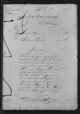 Casa da Suplicação do Brasil (1808-1833). Juízo Ordinário da Villa de Nova Friburgo. Processo s/n° de Agravo crime.