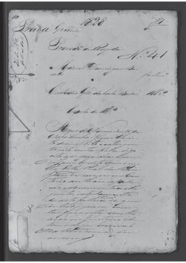 Casa da Suplicação do Brasil (1808-1833).  Juízo da Provedoria e Resíduos de Villa Real de Praia Grande. Processo s/n° de Contas Testamentárias.