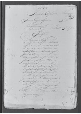 Casa da Suplicação do Brasil (1808-1833). Juízo de Órfãos da Villa de São João do Príncipe. Processo s/n° de Justificação.